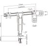 Multibrackets Deskmount Slim Basic Dual 17"-27" monitor tartó asztalra fekete