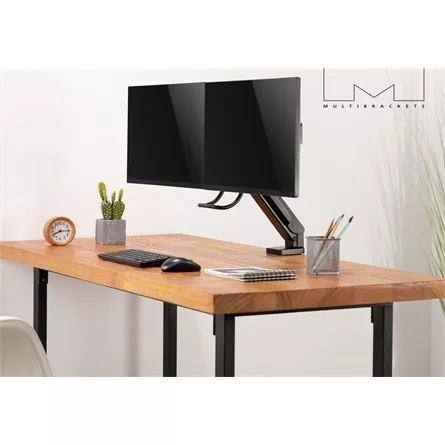 Multibrackets Deskmount Slim Basic Dual 17"-27" monitor tartó asztalra fekete