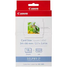 CANON Fotópapír + Tinta, KC-18IS, 18db 54x54mm-es matrica