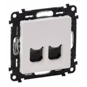   Legrand Valena Life 2xRJ45 Cat. 5e UTP csatlakozóaljzat fehér