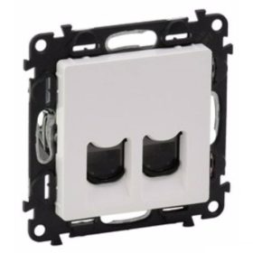   Legrand Valena Life 2xRJ45 Cat. 6 UTP csatlakozóaljzat fehér