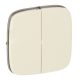 Legrand 755026 Legrand Valena Allure Kettős kapcsoló burkolat, Elefántcsont