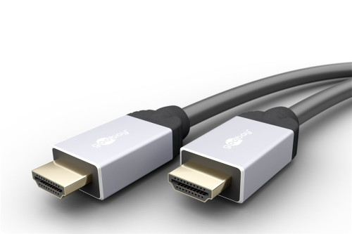 Goobay+ kábel HDMI (apa) - HDMI (apa)  1,5m (v2.0, 4k 60Hz)