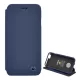 Krusell iPhone 6S 4.7 KRUSELL FLIPCase MALMÖ, műanyag telefonvédő oldalra nyíló bőr hatású FLIP, bankkáryta tartó, SÖTÉTKÉK