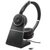 JABRA Fejhallgató - Evolve 75 SE UC Stereo Bluetooth Vezeték Nélküli, Mikrofon + Tartó állvány