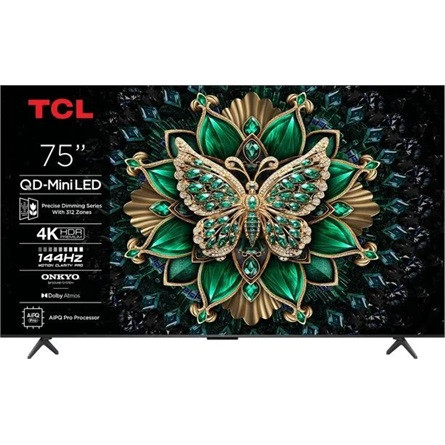 TCL 75C6K Premium QD-Mini LED 144Hz Google Smart TV