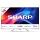 SHARP 75GP7265E 75"/189cm 4K UHD QLED Google TV Harman/Kardon hangszórókkal, 3840x2160, 4xHDMI/2xUSB