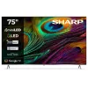 SHARP 75JP7265E 75"/189cm 4K Ultra HD QLED MiniLED Google TV Harman/Kardon hangszórókkal, 3840x2160, 4xHDMI/2xUSB