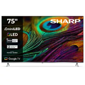   SHARP 75JP7265E 75"/189cm 4K Ultra HD QLED MiniLED Google TV Harman/Kardon hangszórókkal, 3840x2160, 4xHDMI/2xUSB