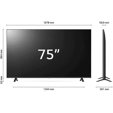 LG 75" 75UR801C K UHD Hotel TV