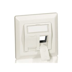   Equip Keystone Fali aljzat - 760303 (2 port, Cat6, UTP, fehér)