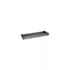   Equip Keystone Patch Panel - 769225 (24 port, Cat6A, 1U, árnyékolatlan, fekete)