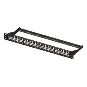   Equip Keystone Patch Panel - 769248 (48 port, Cat6, 1U, árnyékolatlan, fekete)