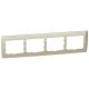 Legrand 771404 Legrand Galea Life keret 4-es vízszintes, titánium
