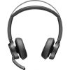 HP Poly Voyager Focus 2 (Microsoft Teams) USB-A fejhallgató headset fekete