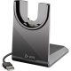 HP Poly Voyager Focus 2 USB-A HS W/CHARGE STAND fejhallgató headset