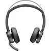 HP Poly Voyager Focus 2 (Microsoft Teams) USB-C fejhallgató headset fekete