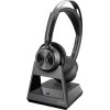 HP Poly Voyager Focus 2-M HS W/CHARGE STAND fejhallgató headset