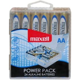   Maxell Power Pack AAA (R03) alkáli elem 24db (visszazárható)