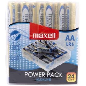   Maxell Power Pack AA (R6) alkáli elem 24db (visszazárható)