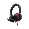 HP HyperX Cloud Mini gaming fejhallgató headset fekete-piros