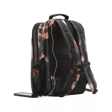 HP Campus XL 16,1" notebook poliészter hátizsák fekete-narancssárga (Tie-dye)