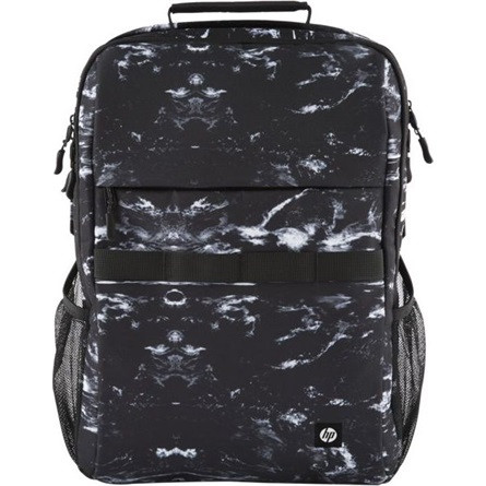 HP Campus XL Backpack 16,1" notebook poliészter hátizsák fekete-fehér (Marble Stone) 20L