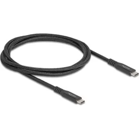  Delock 20Gbps USB-C 3.2 Gen2 -> USB-C 3.2 Gen2 M/M adatkábel 1m fekete