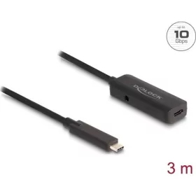   Delock Aktív USB 10 Gbps bővítő kábel USB Type-C  3 m hosszú