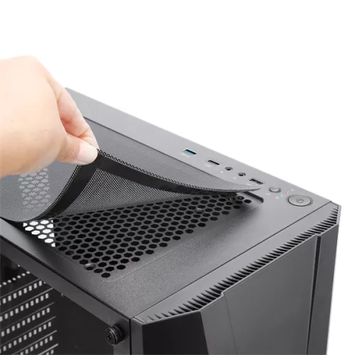 Spirit of Gamer Számítógépház - Rogue V RGB (fekete, ablakos