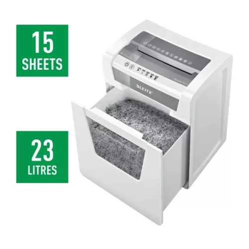 LEITZ IQ Office papír iratmegsemmisítő, P4