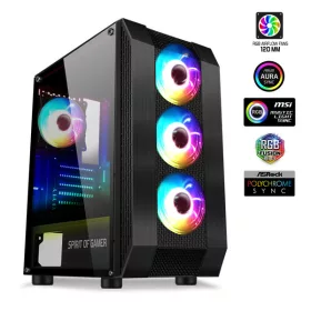   Spirit of Gamer Számítógépház - Rogue VI RGB (fekete, ablako