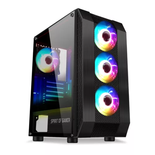 Spirit of Gamer Számítógépház - Rogue VI RGB (fekete, ablako