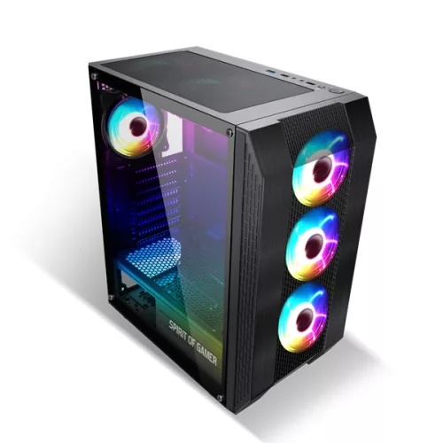 Spirit of Gamer Számítógépház - Rogue VI RGB (fekete, ablako