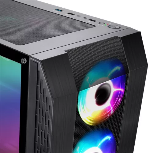 Spirit of Gamer Számítógépház - Rogue VI RGB (fekete, ablako