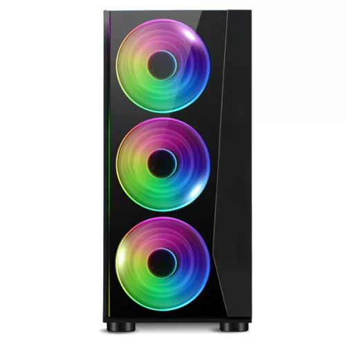 Spirit of Gamer Számítógépház - GHOST III RGB (fekete, ablak