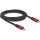 Delock USB 5 Gbps kábel USB Type-C  apa - apa PD 3.0 100 W E-Marker 2 m piros fém