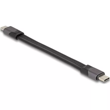 Delock USB 40 Gbps FPC lapos csík kábel USB Type-C  - USB Type-C  15 cm PD 3.0 100 W E-Marker