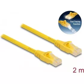   Delock RJ45 CAT6A U/UTP -> RJ45 CAT6A U/UTP M/M adatkábel 2m sárga gyors kereső funkció