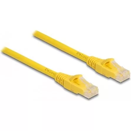 Delock RJ45 CAT6A U/UTP -> RJ45 CAT6A U/UTP M/M adatkábel 5m sárga gyors kereső funkció