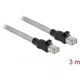  Delock RJ45 CAT6A U/FTP -> RJ45 CAT6A U/FTP M/M adatkábel 3m fém