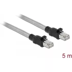   Delock RJ45 CAT6A U/FTP -> RJ45 CAT6A U/FTP M/M adatkábel 5m fém
