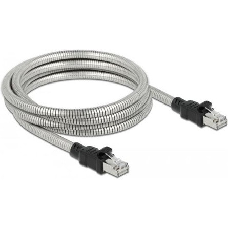Delock RJ45 CAT6A U/FTP -> RJ45 CAT6A U/FTP M/M adatkábel 5m fém