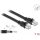 Delock RJ45 CAT6A F/UTP -> RJ45 CAT6A F/UTP M/M adatkábel 1m fekete