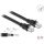 Delock RJ45 CAT6A F/UTP -> RJ45 CAT6A F/UTP M/M adatkábel 2m fekete