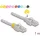 Delock RJ45 CAT6A S/FTP -> RJ45 CAT6A S/FTP M/M adatkábel 1m szürke színes jelólővel