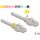 Delock RJ45 CAT6A S/FTP -> RJ45 CAT6A S/FTP M/M adatkábel 3m szürke színes jelólővel