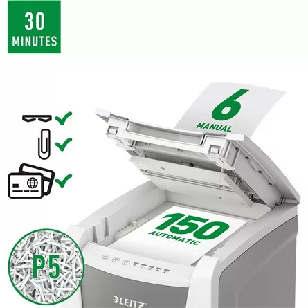 Leitz IQ AutoFeed Office 150 P5 Pro iratmegsemmisítő