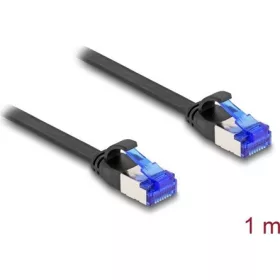   Delock RJ45 CAT6A U/FTP -> RJ45 CAT6A U/FTP M/M adatkábel 1m fekete flexibilis