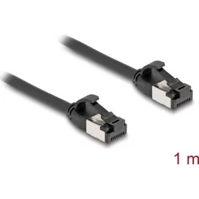   Delock RJ45 CAT8.1 U/FTP -> RJ45 CAT8.1 U/FTP M/M adatkábel 1m fekete flexibilis